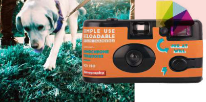 Lomography Simple Use Reloadable Turquoise
