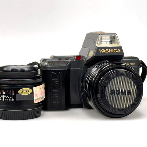 Yashica 350-AF + 50 1.8 + Sigma 28-70 Reflex