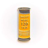 Spilla Shoot More 120 Gold Film Pin