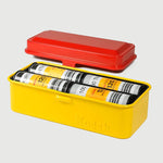 KODAK Film Steel Case Yellow/Red Porta 10 Rullini 35mm / 8 Rullini 120