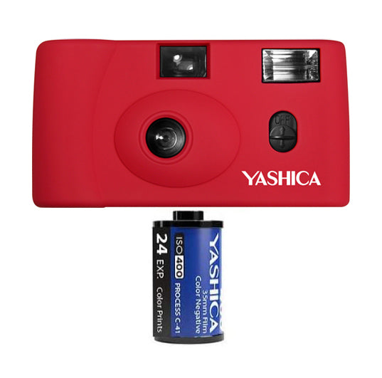 Yashica MF1 Lavanda - Fotocamera 35mm Ricaricabile Con Pellicola Inclusa - Macchina Usabile Più Volte - Foto 4