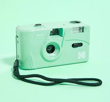 Kodak M35 fotocamera 35mm ricaricabile con flash Menta