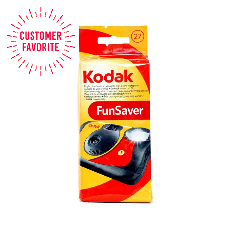 Kodak Funsaver 27 Macchina Fotografica Usa e Getta con Flash sviluppo rullino Kodak Funsaver 27 Macchina Fotografica Usa e Getta con Flash sviluppo rullino