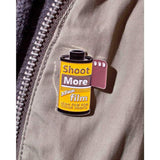 Spilla Shoot More 35mm Film Pin
